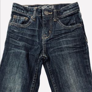 NWOT Cherokee Girls Bootcut Dark Wash Jeans Size 6